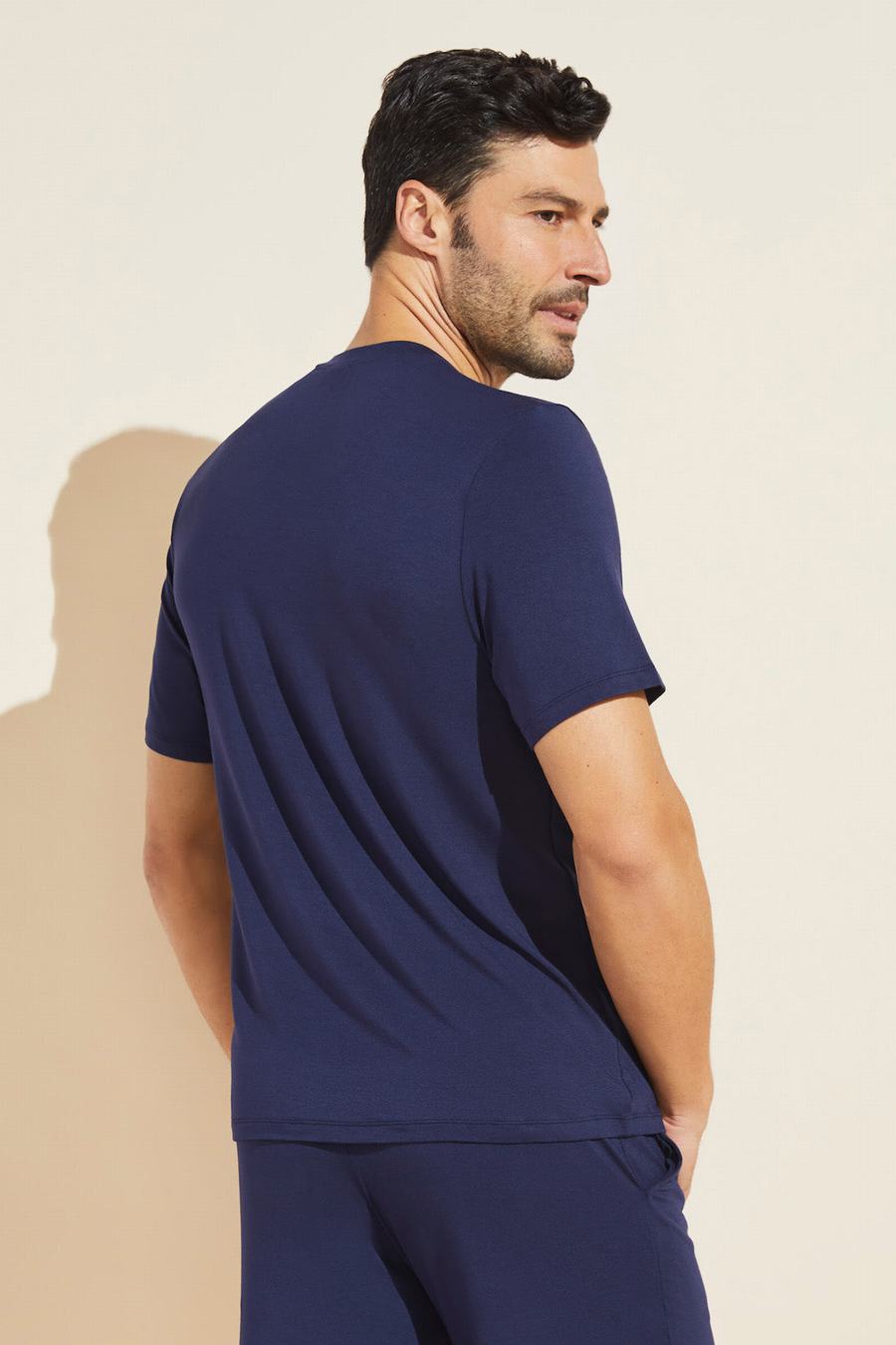 Eberjey Henry TENCEL™ Modal Short Sleeve Tee Tişört Erkek Lacivert | GSY8917RV