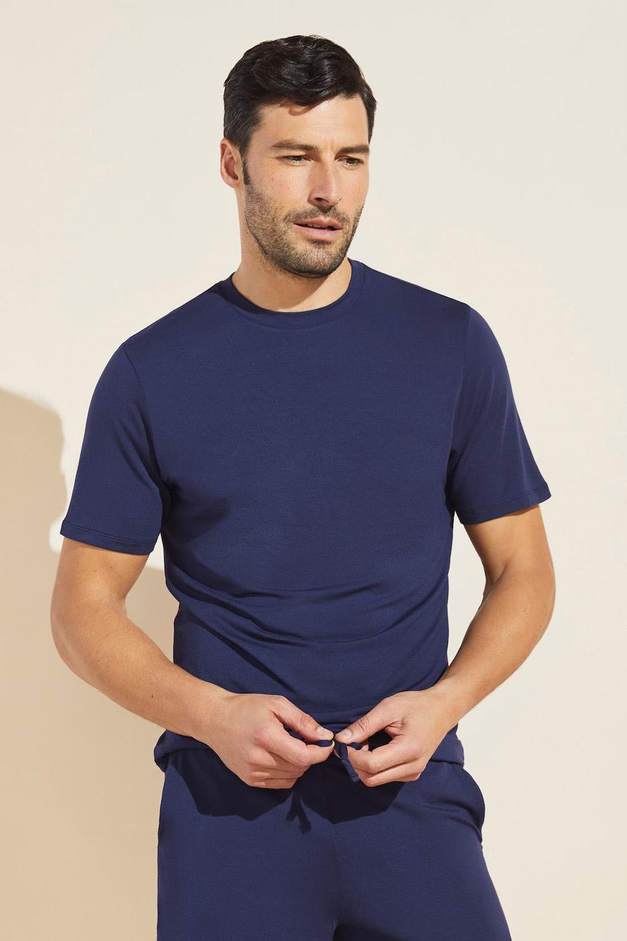 Eberjey Henry TENCEL™ Modal Short Sleeve Tee Tişört Erkek Lacivert | GSY8917RV